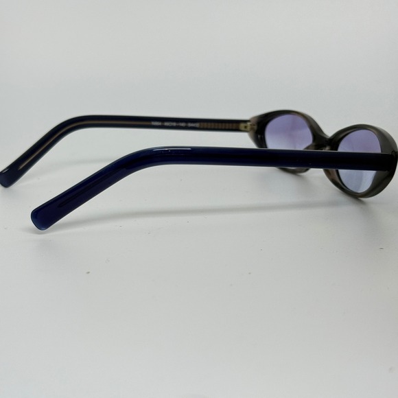 Versino Eyewear N864 Blue Oval‎ Sunglasses Purple Gradient Lens 49-18-140 21616 main image 7